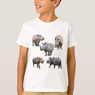 T-shirt R est pour Rhino