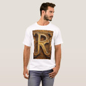 T-shirt R nom alphabétique (Devant entier)