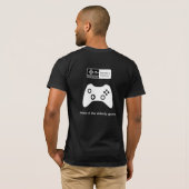 T-shirt R+ T noir de Mojo (Dos entier)