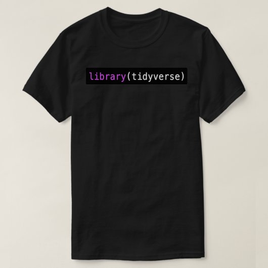 T-shirt r tidyverse 1  (Design devant)