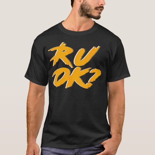 T-shirt R U Ok (Devant)