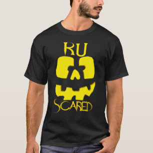 T-shirt R U Peur Halloween Jack o' lanterne face