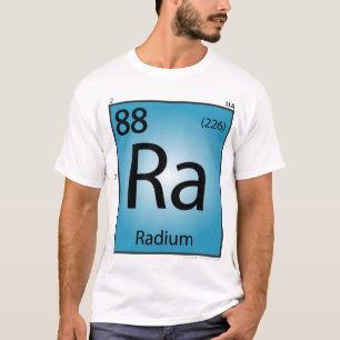 T-shirt (Ra) d'élément de radium - avant seulement