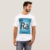 T-shirt (Ra) d'élément de radium - avant seulement (Devant entier)