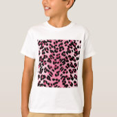 T-shirt RAB Rockabilly Pink Cheetah Imprimer (Devant)