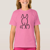 T-shirt Rabbit ASCII (Devant)