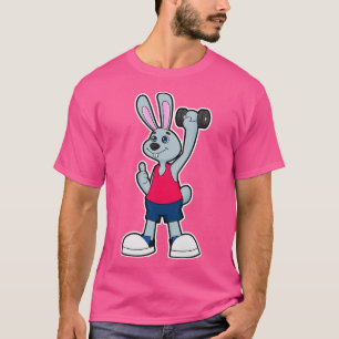 T-shirt Rabbit at Fitness avec Dumbbell 2