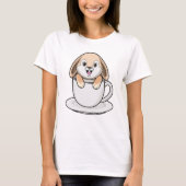 T-shirt Rabbit avec café (Devant)