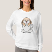 T-shirt Rabbit avec café (Devant)