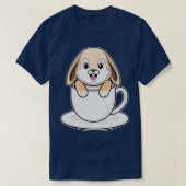 T-shirt Rabbit avec café (Design devant)