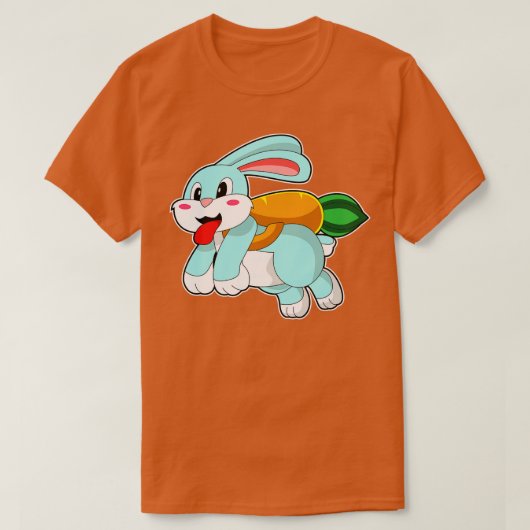 T-shirt Rabbit avec pourriture comme fusée (Design devant)