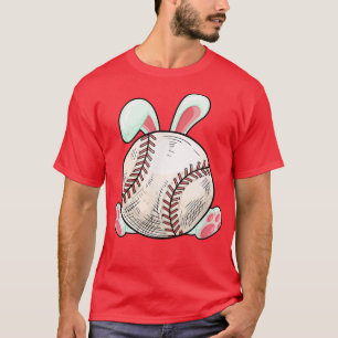 T-shirt Rabbit Boys Ados Baseball de Pâques Oeufs Bunny Ki