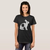 T-shirt Rabbit Bunny Gift St. Patrick's Day Shamrock Clove (Devant entier)
