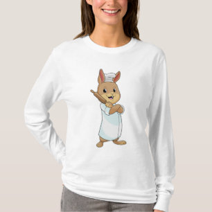 T-shirt Rabbit comme boulon avec broche