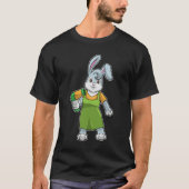 T-shirt Rabbit comme coiffeur avec sèche-cheveux (Devant)
