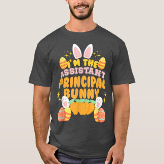 T-shirt Rabbit de Pâques Je suis le principal adjoint Bunn