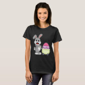 T-shirt Rabbit Easter Eegg Shopping (Devant entier)