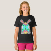 T-shirt Rabbit Easter oeuf Hideout (Devant entier)