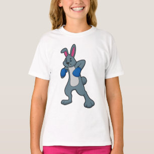 T-shirt Rabbit en boîte avec gants de boxe