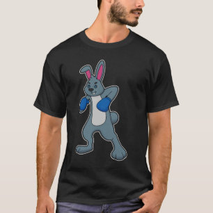 T-shirt Rabbit en boîte avec gants de boxe