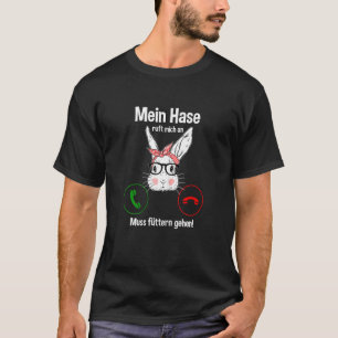 T-shirt Rabbit Face Rabbit Appelle Un Rabbit Dit