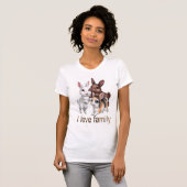 T-shirt Rabbit family  (Devant entier)