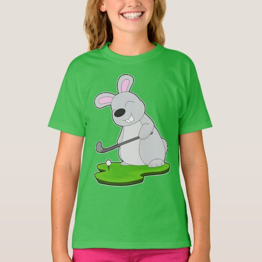 T-shirt Rabbit Golf Golf clubs (Devant)
