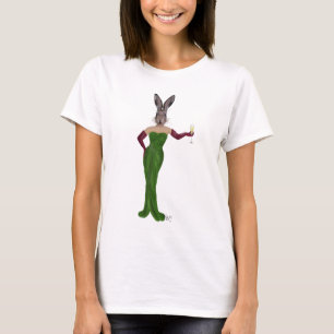 T-shirt Rabbit Green Dress 3