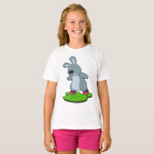 T-shirt Rabbit Inline skating Inline skates (Devant entier)
