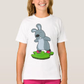 T-shirt Rabbit Inline skating Inline skates (Devant)
