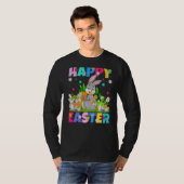 T-shirt Rabbit Joyeux Lapin de Pâques Rabbit dimanche de P (Devant entier)