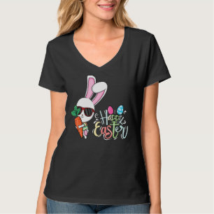 T-shirt Rabbit Joyeux Oeufs de Pâques Garçons Filles Migno