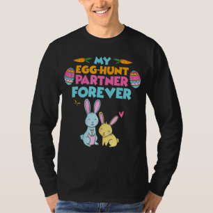 T-shirt Rabbit Oeuf de Pâques Joyeux Jour de Pâques Pièce