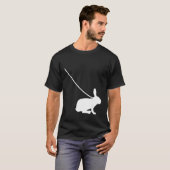 T-shirt Rabbit on a Leash Bunny Hare Pet Animal Cute (Devant entier)