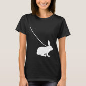 T-shirt Rabbit on a Leash Bunny Hare Pet Animal Cute (Devant)