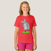 T-shirt Rabbit Patinage en ligne Patins en ligne Sports (Devant entier)