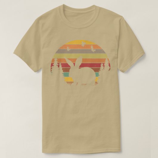 T-shirt Rabbit Retro Rabbit Vintage (Design devant)