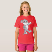 T-shirt Rabbit Skater Skateboard (Devant entier)