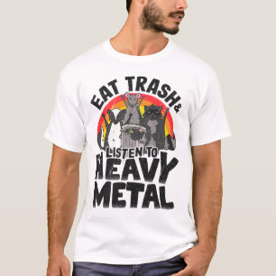T-shirt Raccoon Bande Déchets Enfants Mangez Déchets & Éco