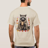 T-shirt Raccoon Café dans la couverture L'agneau Les amour (Dos)