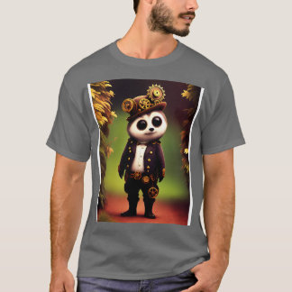 T-shirt Raccoon Cute Kawaii Steampunk