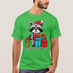 T-shirt Raccoon de Noël Santas Little Helpers ou Raccoon