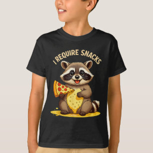 T-shirt Raccoon Drôle, J'Ai Besoin De Snacks
