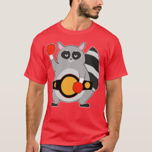 T-shirt Raccoon en champion de boxe avec ceinture