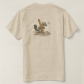 T-shirt Raccoon Hand-Drawn (Design dos)