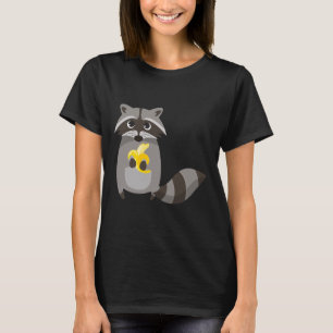 T-shirt Raccoon Manger Banane Fruit A L'air mignon