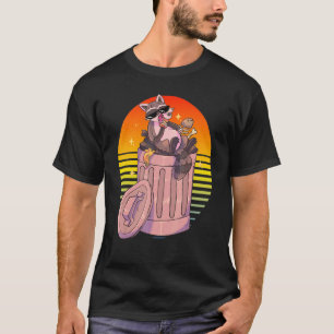 T-shirt Raccoon Meme Street Cat