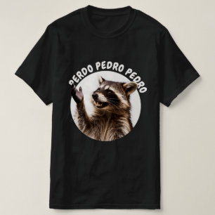 T-SHIRT RACCOON PEDRO NOM CUSTOMISÉ