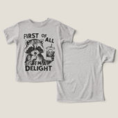 T-shirt Raccoon pour enfants Funny (Design Recto & Verso)