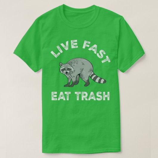 T-shirt Raccoon Racoon Ferret Lynx Trash Panda  (Design devant)